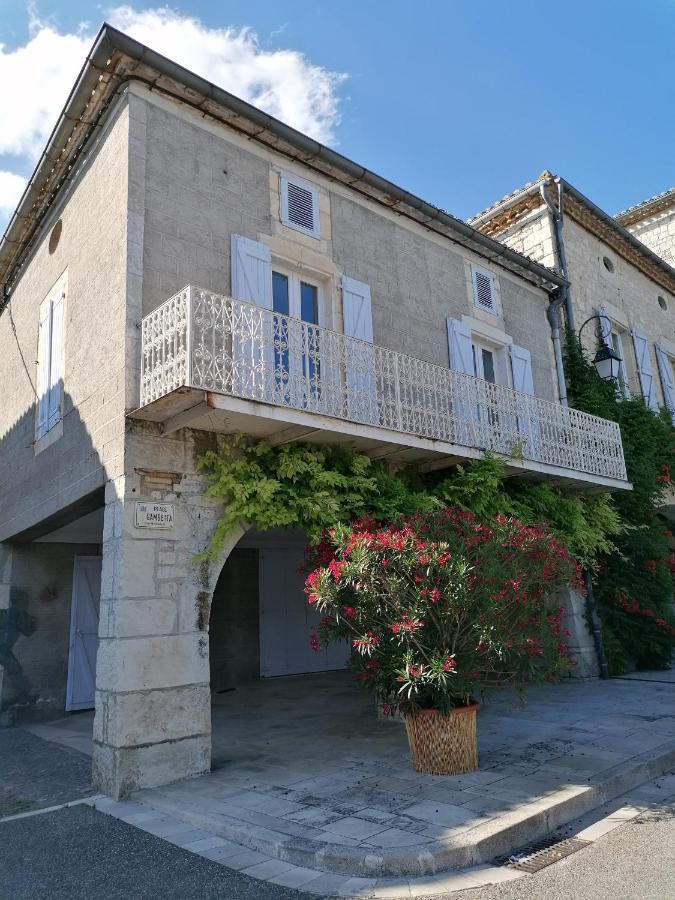 Cahors Sud : Maison Quercynoise Avec Vue Sur Place Du Village Castelnau-Montratier Exterior foto